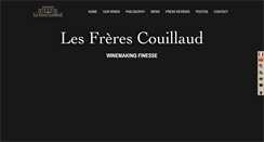 Desktop Screenshot of english.freres-couillaud.com