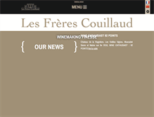 Tablet Screenshot of english.freres-couillaud.com