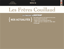 Tablet Screenshot of freres-couillaud.com
